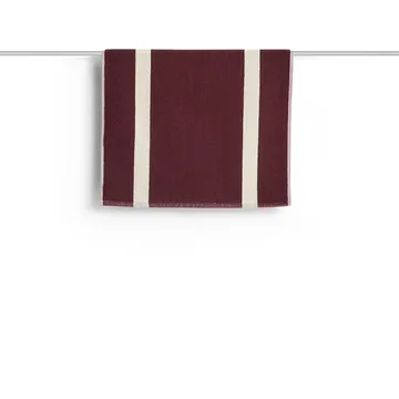 Stripe bath mat - Burgundy, 50x80 cm - HAY