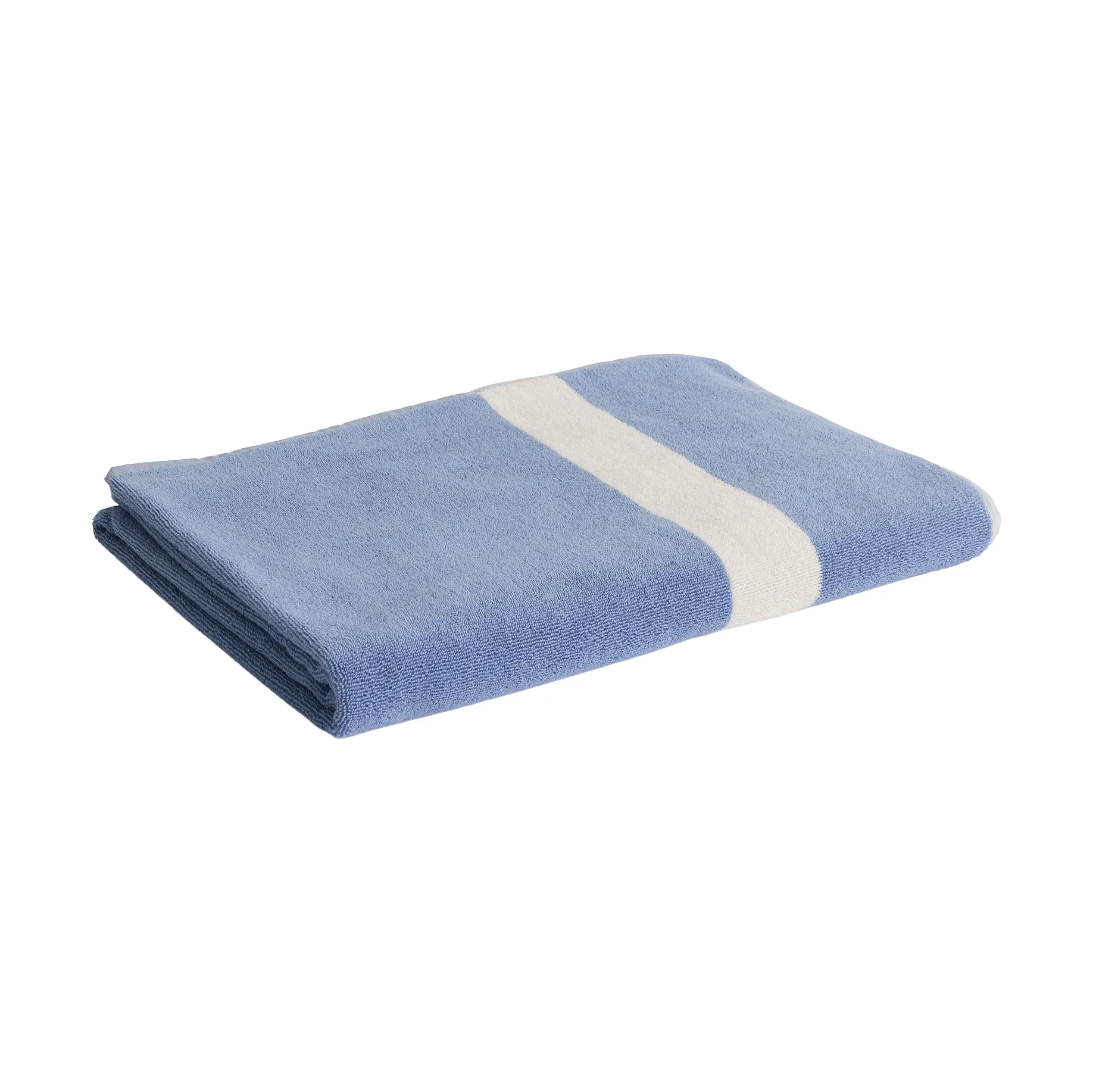 Stripe towel, Dusty blue, 100x150 cm HAY