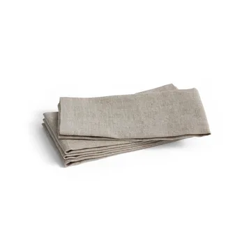Tavolo placemat/napkin 4-pack - Soft beige - HAY