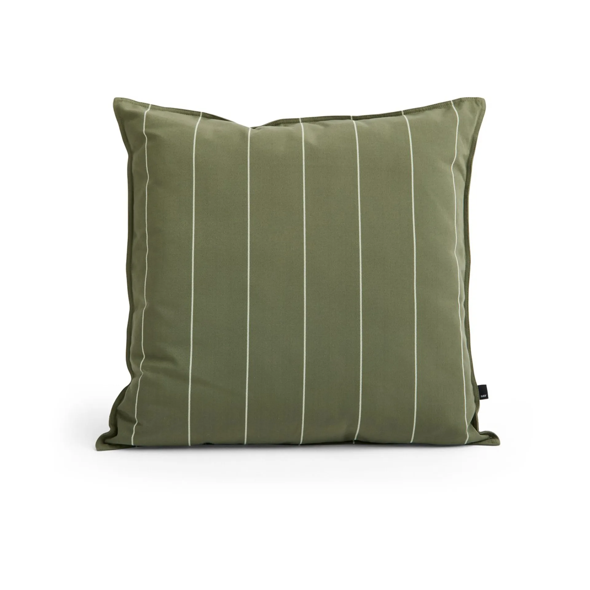 Terrazza cushion, Olive narrow stripe, 60x60 cm HAY