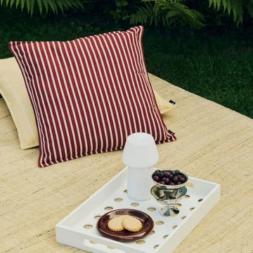 Terrazza cushion - Terracotta bold stripe, 50x50 cm - HAY