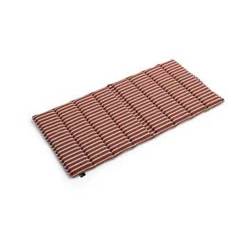 Terrazza Folding seat cushion - Terracotta bold stripe, 82x40 cm - HAY
