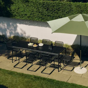 Terrazza Hexagon parasol - Green-dark green - HAY
