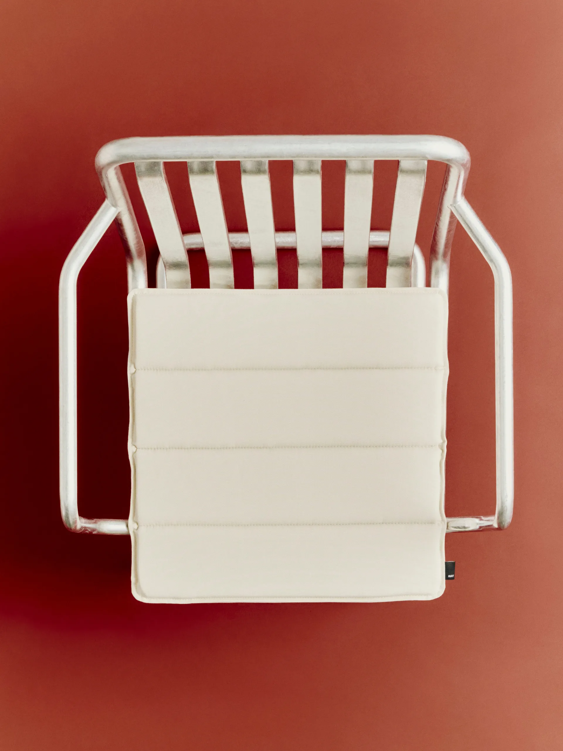 Terrazza seat cushion, Cream white, 40x40 cm HAY