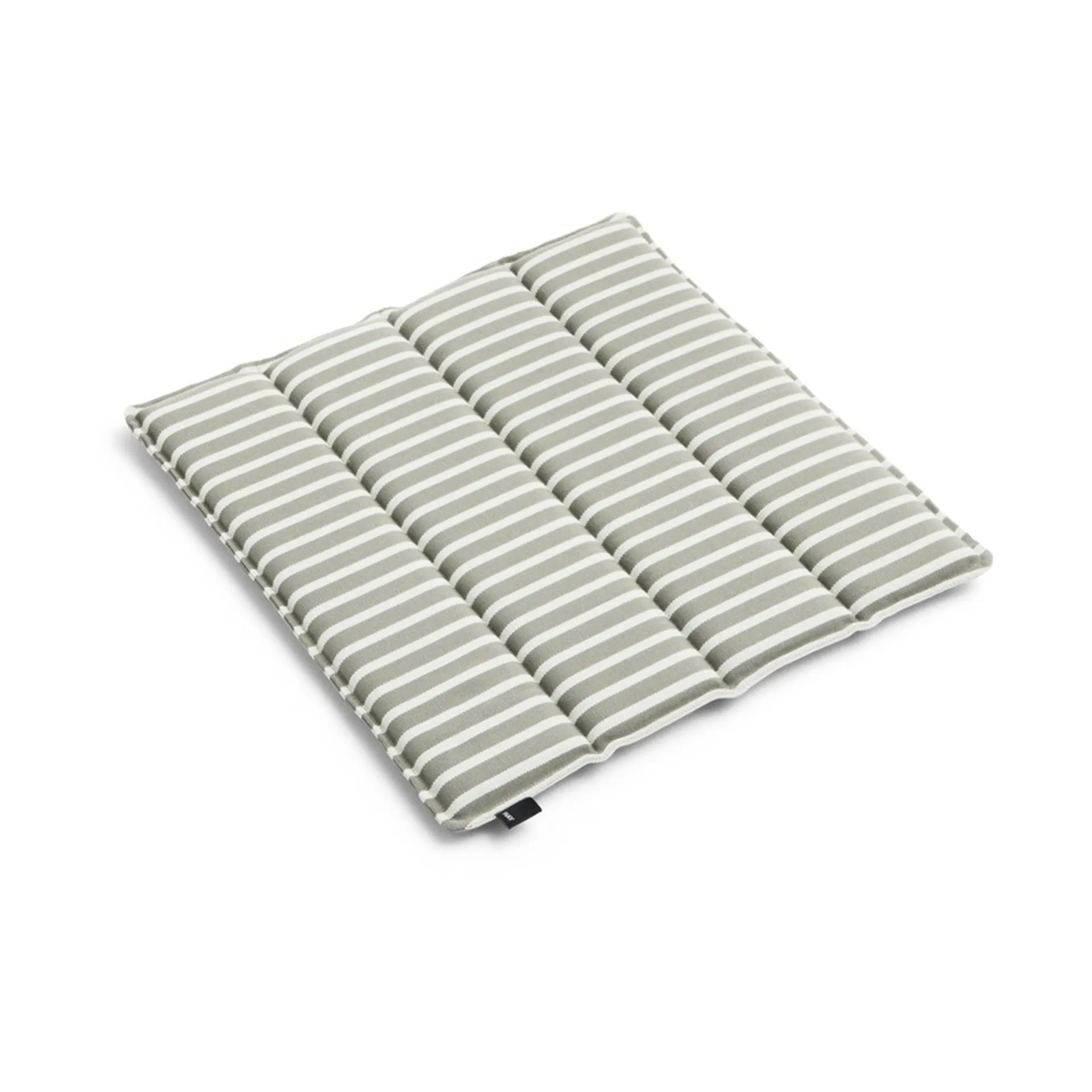 Terrazza seat cushion, Grey bold stripe, 40x40 cm HAY
