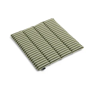 Terrazza seat cushion - Olive bold stripe, 40x40 cm - HAY