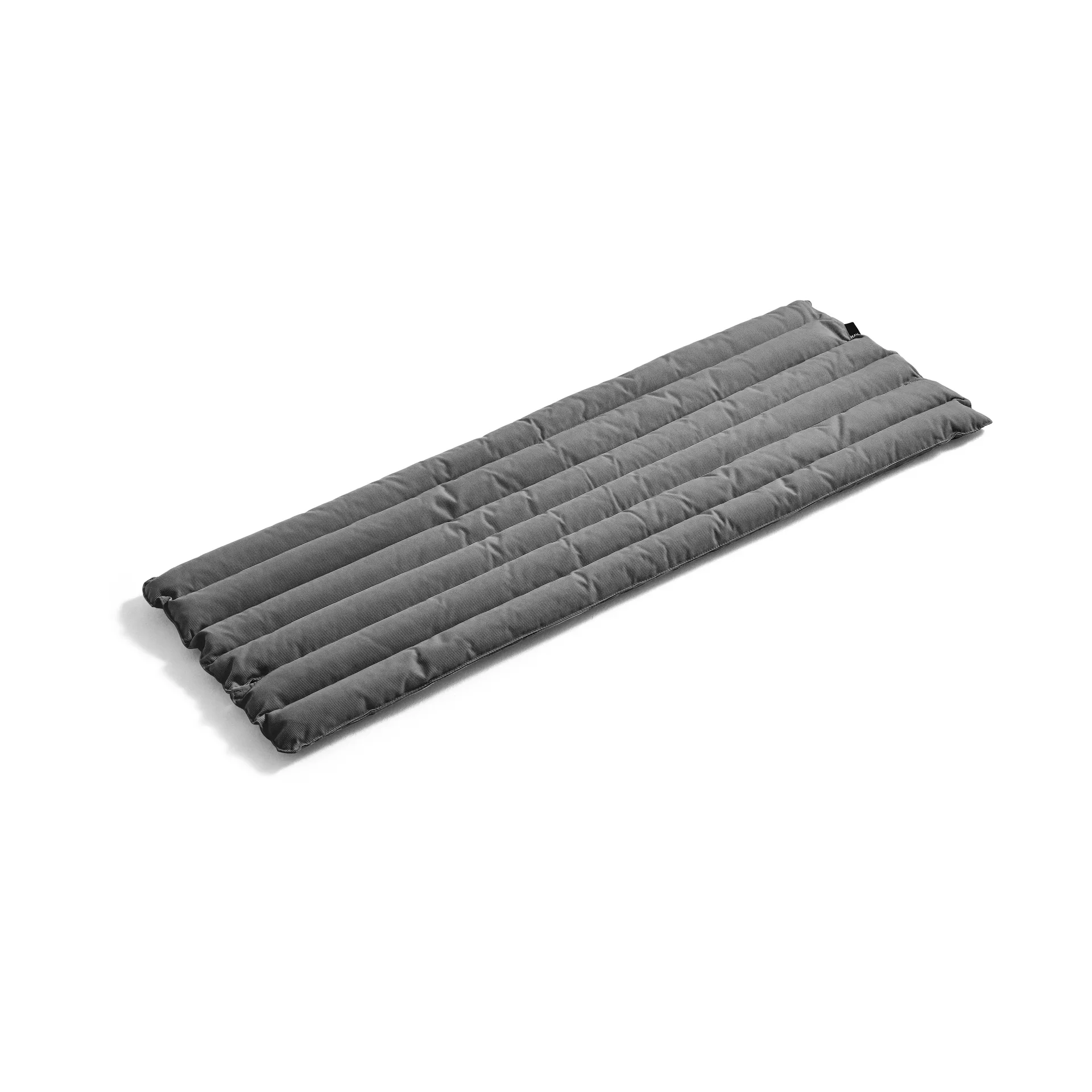 Traverse Quilted Bench 114/Dining Bench seat cushion, Black pepper HAY