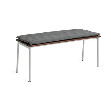 Traverse Quilted Bench 114/Dining Bench seat cushion - Black pepper - HAY
