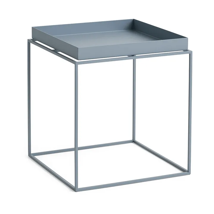 Tray Table medium side table - Pigeon blue, 40x40x44 cm - HAY