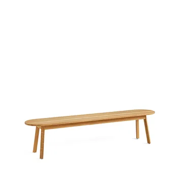 Triangle Leg bench - Oiled oak 200 cm - HAY