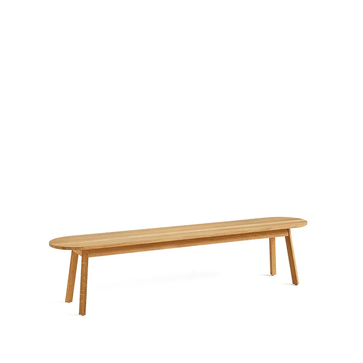 Triangle Leg bench - Oiled oak 200 cm - HAY