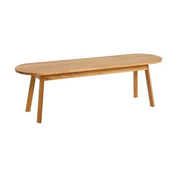 Triangle Leg bench - water-based lacquered oak, 150 cm - HAY
