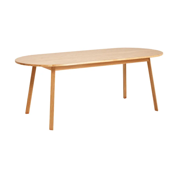Triangle Leg dining table - Oiled oak, 250x85 cm - HAY