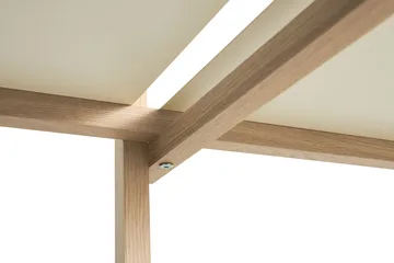 Woody shelf - Oak-almond white, high - HAY