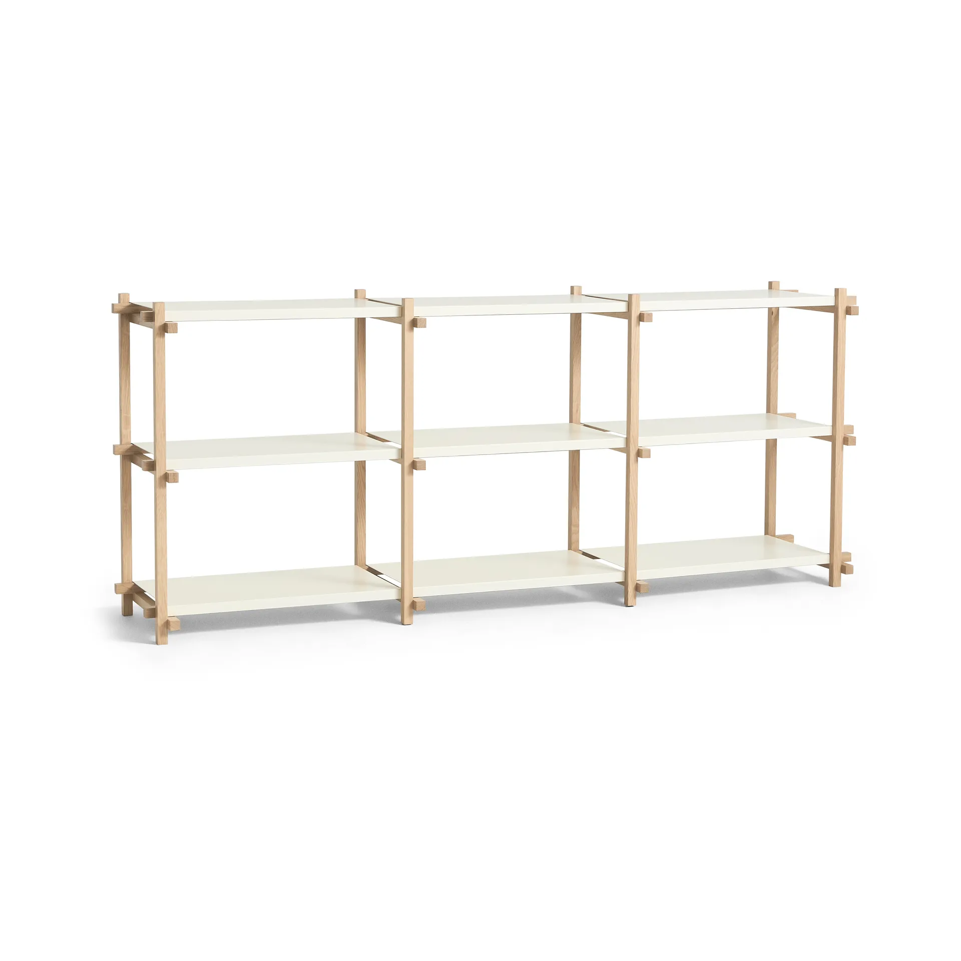 Woody shelf, Oak-almond white, low HAY