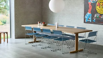 X-Line Indoor chair - Powder blue - HAY