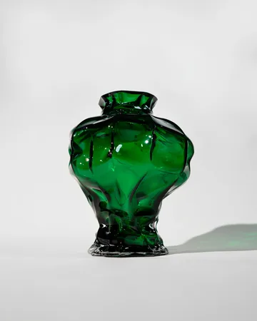 Ammonit vase 30 cm - Green - Hein Studio