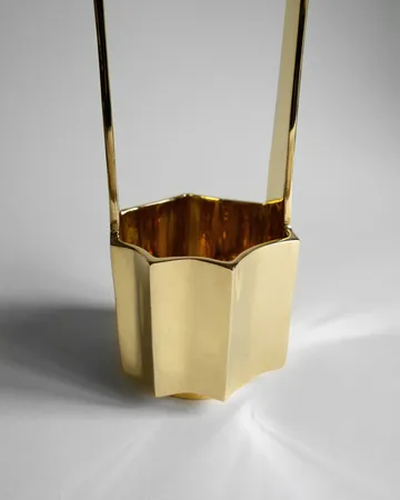 Ikebana vase 30 cm - Brass - Hein Studio