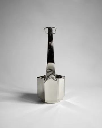 Ikebana vase 30 cm - Nickel - Hein Studio