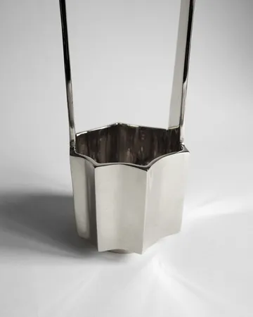 Ikebana vase 30 cm - Nickel - Hein Studio