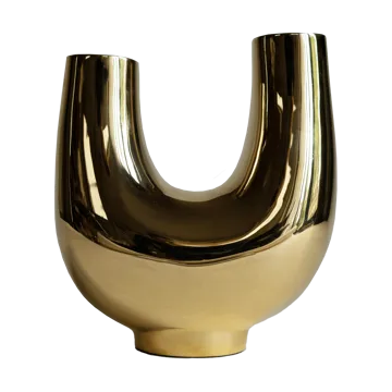 Kazumi vase - Brass - Hein Studio