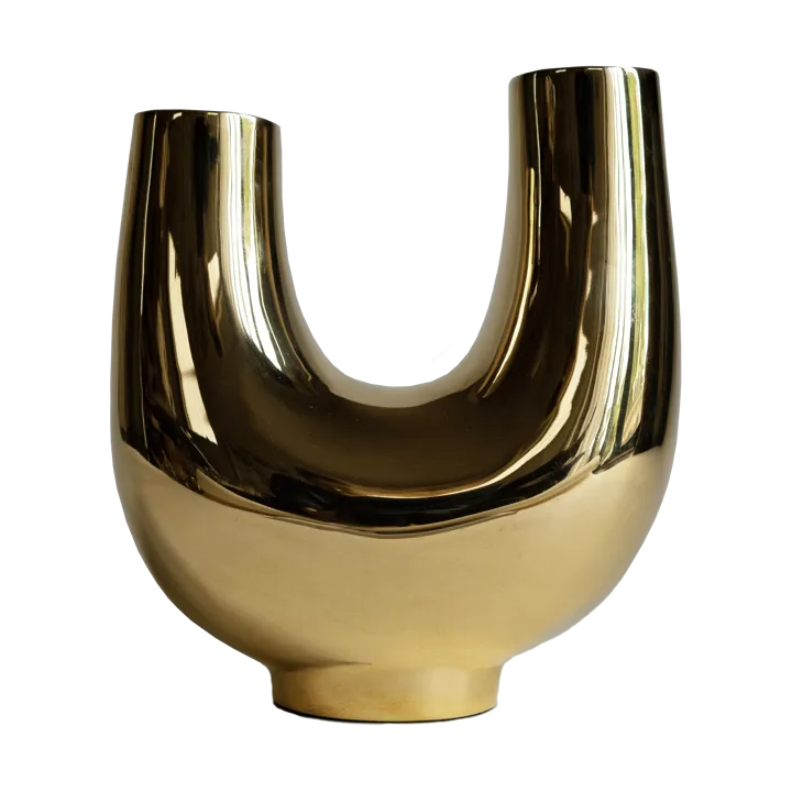 Kazumi vase - Brass - Hein Studio