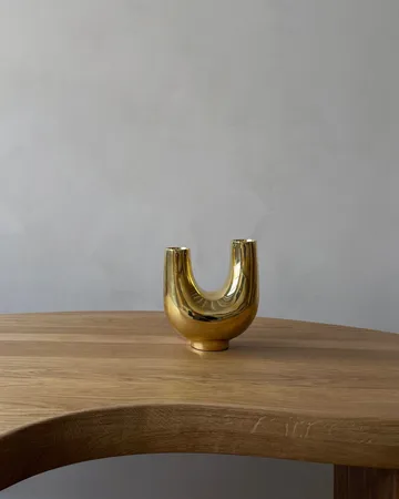 Kazumi vase - Brass - Hein Studio