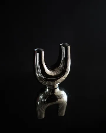 Kazumi vase - Nickel - Hein Studio