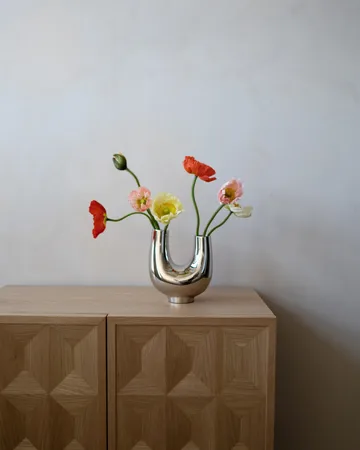 Kazumi vase - Nickel - Hein Studio