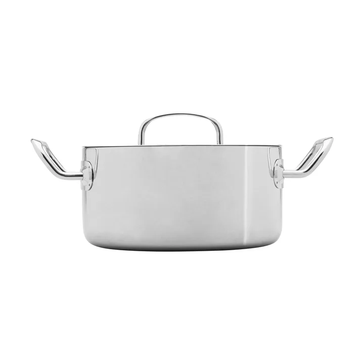 Heirol Steely Classic Triply pot with lid 3 liters - Stainless steel - Heirol