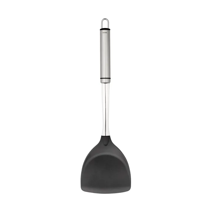 Heirol Steely extra wide spatula - Black-stainless steel - Heirol