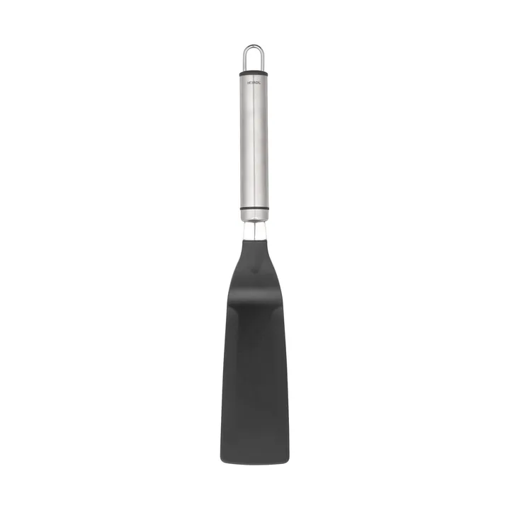 Heirol Steely nylon spatula - Black-stainless steel - Heirol