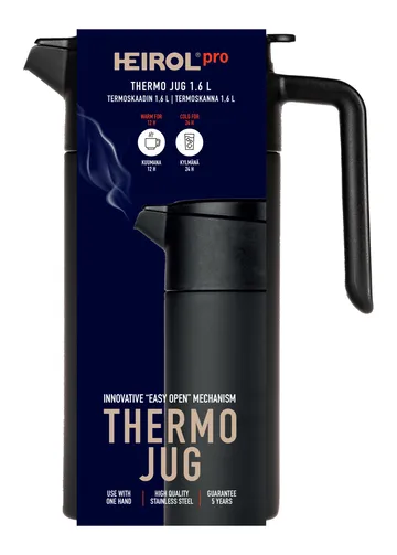 Heirol thermos jug 1.6 l - Black - Heirol