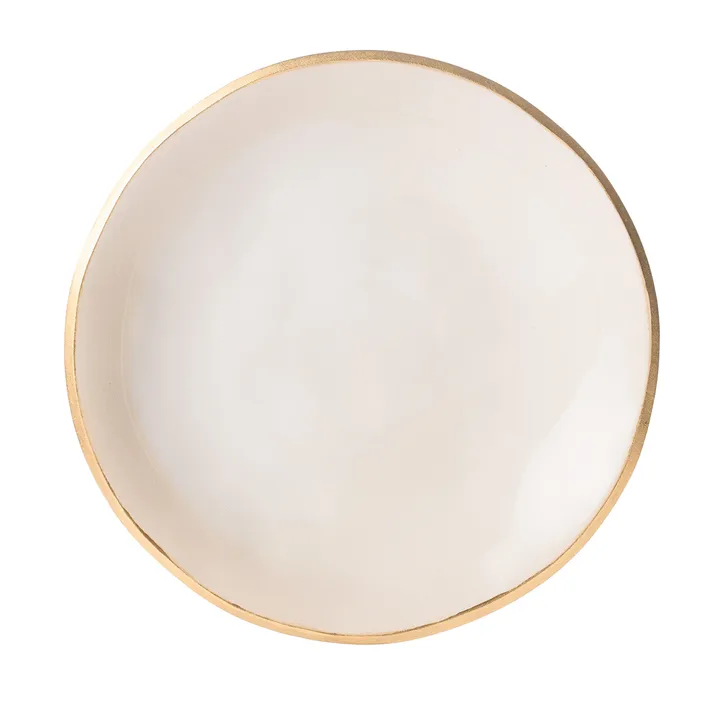 Heirol x Nosse Edge plate Ø28 cm - Gold - Heirol