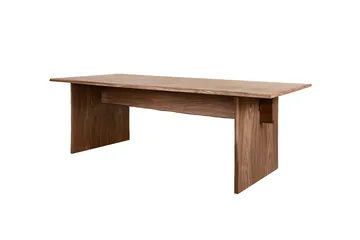 Bookmatch dining table 220 cm - Walnut - Hem