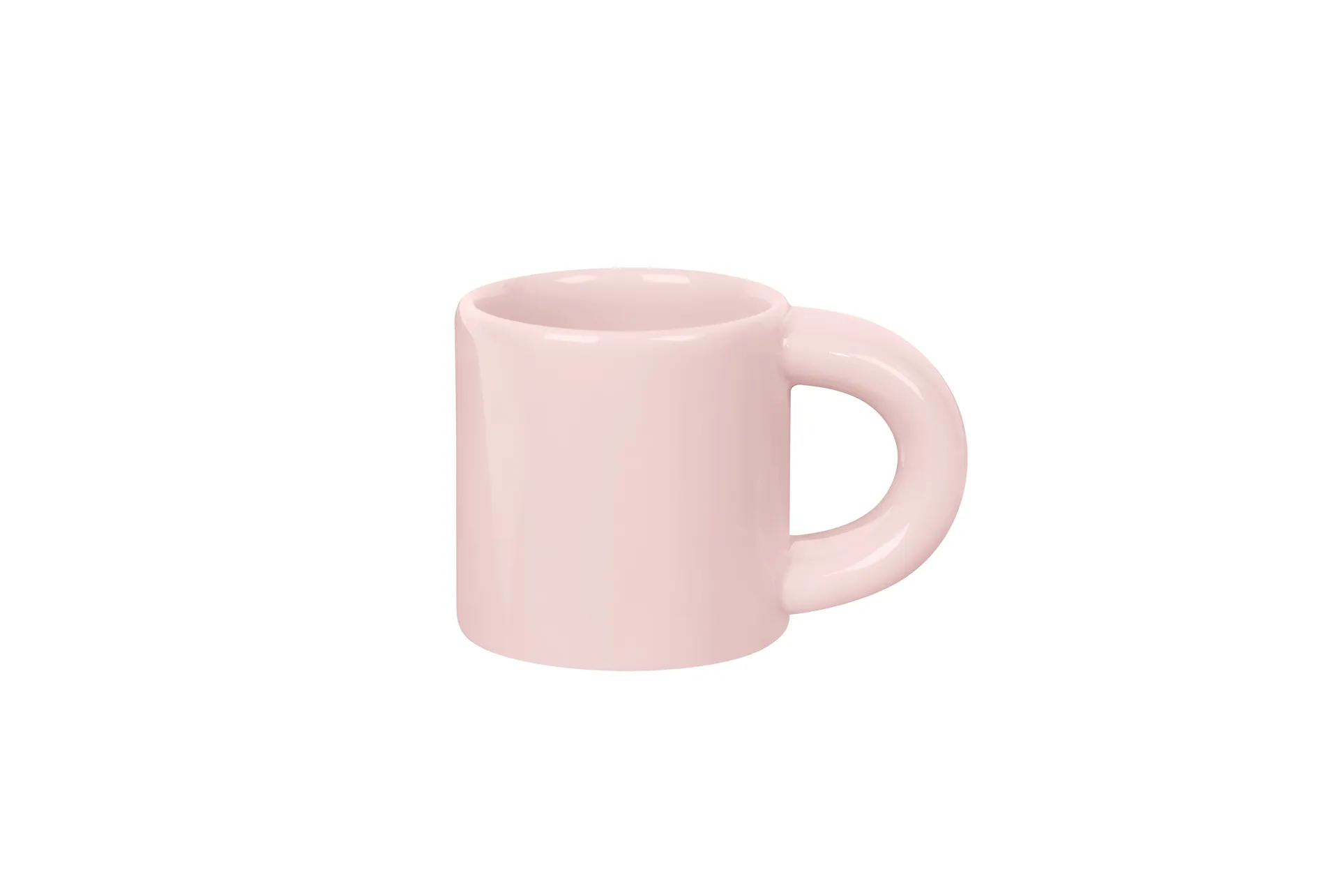 Bronto espresso cup 10 cl 4-pack, Pink Hem