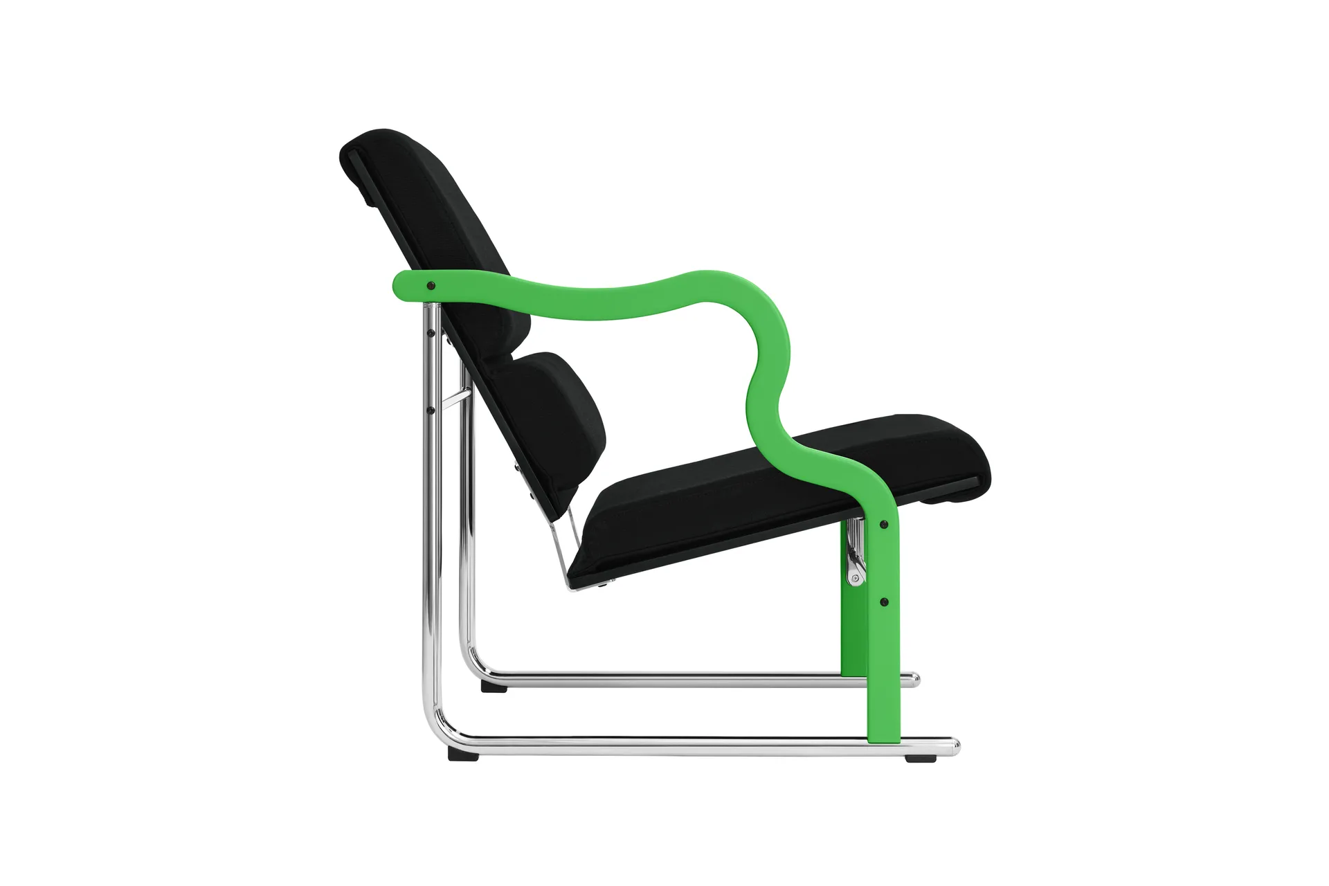 Experiment 501 lounge chair, Green-black Hem