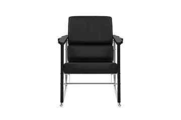 Experiment 502 lounge chair - Black-black leather - Hem