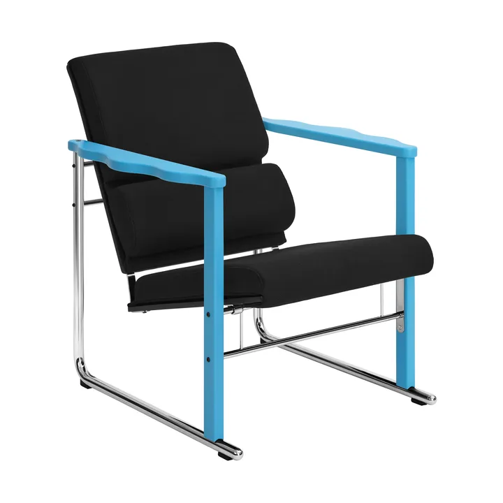 Experiment 502 lounge chair - Blue-black - Hem