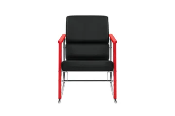 Experiment 503 lounge chair - Red-black leather - Hem