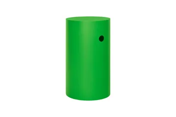 Hide pedestal Ø38x68 cm - Pure green textured - Hem