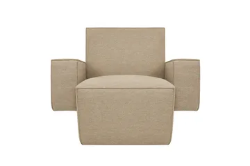 Hunk lounge chair with arm rest - Beige - Hem