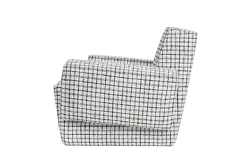 Hunk lounge chair with arm rest - Checkered black/white - Hem