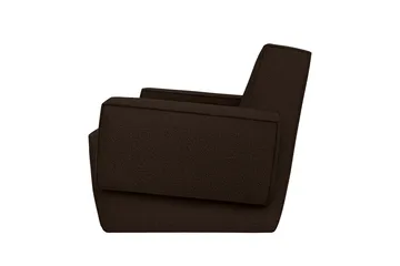 Hunk lounge chair with arm rest - Chocolate - Hem
