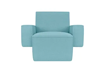 Hunk lounge chair with arm rest - Icicle - Hem