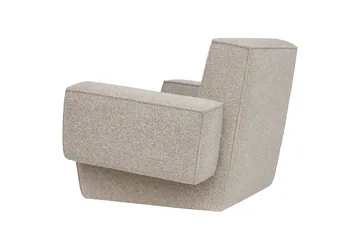 Hunk lounge chair with arm rest - Swan - Hem