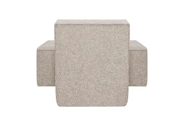 Hunk lounge chair with arm rest - Swan - Hem
