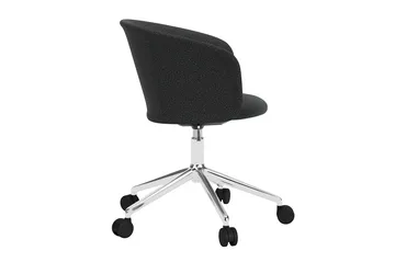 Kendo Swivel office chair with 5 wheels - Graphite-polished aluminium - Hem