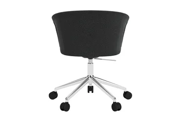 Kendo Swivel office chair with 5 wheels - Graphite-polished aluminium - Hem