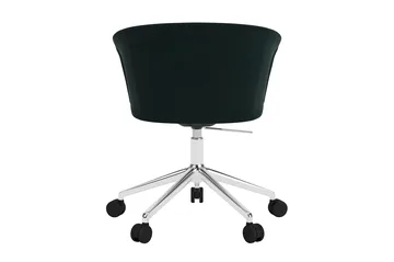 Kendo Swivel office chair with 5 wheels - Pine-polished aluminium - Hem